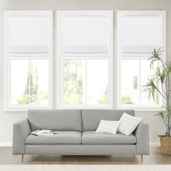 Kyler Linen Blend Light Filtering Cordless Roman Shade