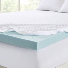 3" Cooling Gel Memory Foam Mattress Topper with Removable Cooling Cover