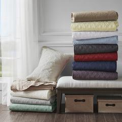 Quebec 3 Piece Reversible Bedspread Set, Seafoam color