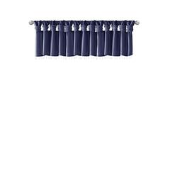 Lightweight Faux Silk Valance With Beads