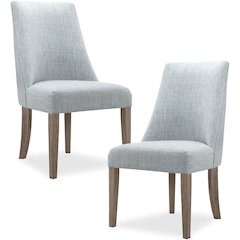 Blue Upholstered Dining Chairs – Elegant Kitchen and Dining Room Seating