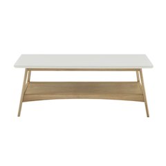 White Mid Century Modern Coffee Table – Stylish Luxury Living Room Piece