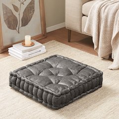 Azza Poly Chenille Square Floor Pillow Cushion Compress Pack