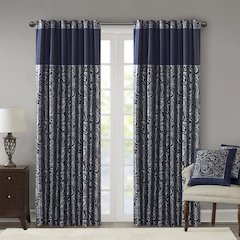 Jacquard Curtain Panel Pair