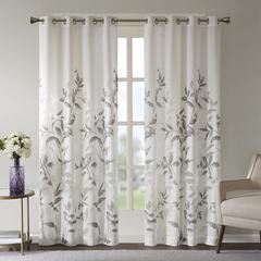 Burnout Printed Curtain Panel Pair