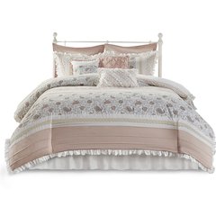 9 Piece Cotton Percale Comforter Set