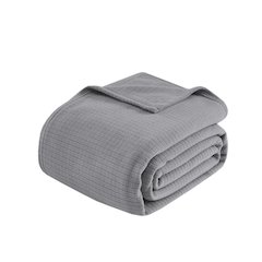 Microfleece Blanket in Grey Color