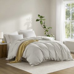 Etta 3PCS Duvet Set, Grey color