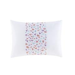 Metallic Glitter Printed Reversible Duvet Cover Set