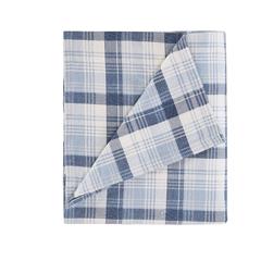 Flannel Sheet Set, Blue Plaid color