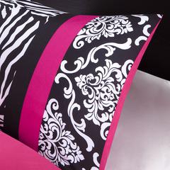 Reagan Comforter Set, Pink color