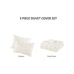 Animal Chenille Duvet Cover Set