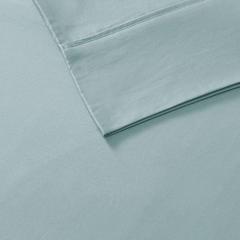 800 Thread Count Cotton Blend Sateen Sheet Set, Aqua color