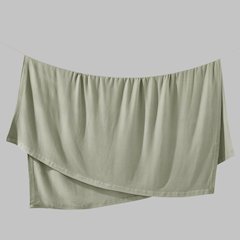 Egyptian Cotton Blanket, Sage Green color