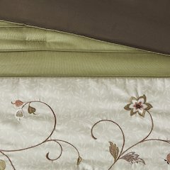 Embroidered 7 Piece Comforter Set