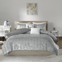 Raina 100% Polyester Brushed Microfiber Printed Comforter Set