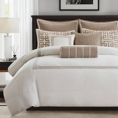 Jarvis Embroidery Oversized Duvet Style Comforter Set