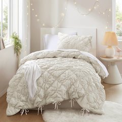Lily 2PCS Comforter Set, Ivory color