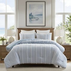 Anslee 3 Piece Cotton Yarn Dyed Comforter Set