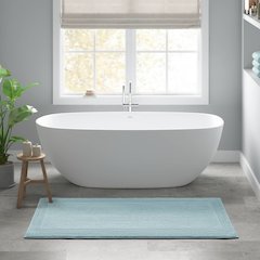 100% Cotton Tufted 3000 GSM Reversible Bath Rug