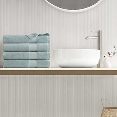 500GSM Plush Towel Set, Seafoam color