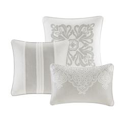 Natural Chain Stitch Embroidery 8pcs Comforter Set, Belen Kox