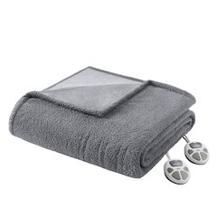 Dream Soft Heated Blanket, Grey color