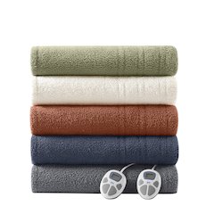 Dream Soft Heated Blanket, Navy color