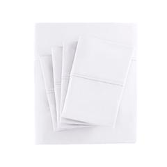800 Thread Count Cotton Blend Sateen Sheet Set, White color