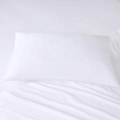 Microfiber Sheet Set with Side Storage Pockets, White color