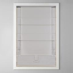 Printed Faux Silk Room Darkening Cordless Roman Shade