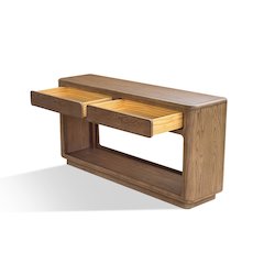 Emil Console Table, Driftwood color