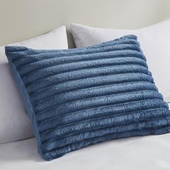 2 Piece Corded Plush Comforter Set