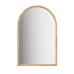 Montra Arched Braided Wood Wall Mirror
