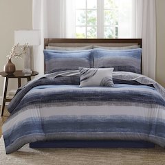 7 Piece Comforter Set with Cotton Bed Sheets