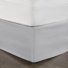 Simple Fit Wrap Around Adjustable Bedskirt, Grey color