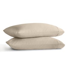 Sateen Pillowcase Set, Linen color