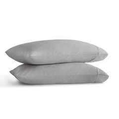 Sateen Pillowcase Set, Grey color