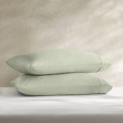 Sateen Pillowcase Set, Sage color