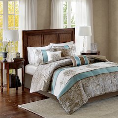 Jacquard 7 Piece Comforter Set