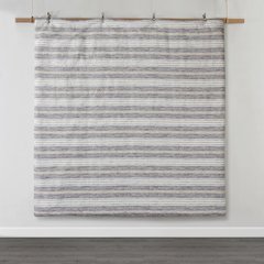 Oversized Chenille Jacquard Striped Comforter Set with Euro Shams