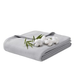 Bamboo Cotton Rayon from Bamboo Cotton Blanket, Grey color