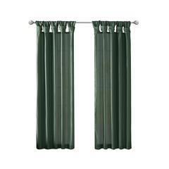 Twist Tab Lined Window Curtain Panel