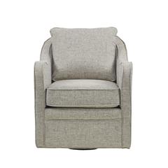 Wide Seat Swivel Arm Chair