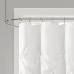Tufted Semi-Sheer Shower Curtain