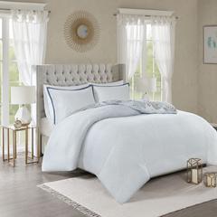 3 Piece Cotton Floral Printed Reversible Duvet Cover Set