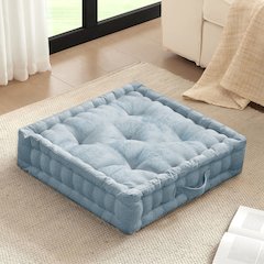 Poly Chenille Square Floor Pillow Cushion
