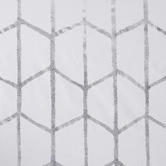 Total Blackout Metallic Print Grommet Top Curtain Panel