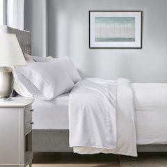 1000 Thread Count HeiQ Smart Temperature Cotton Blend 4 PC Sheet Set