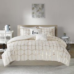 Raina 100% Polyester Brushed Microfiber Printed Comforter Set